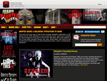 Tablet Screenshot of idahohauntedhouses.com